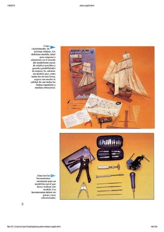 Modelismo naval de madera 5