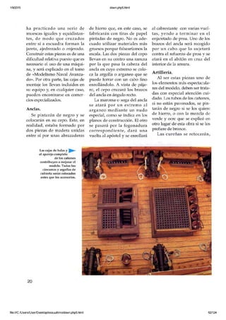 Modelismo naval de madera 5