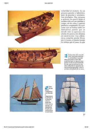 Modelismo naval de madera 5