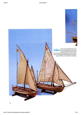 Modelismo naval de madera 5