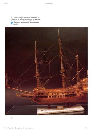 Modelismo naval de madera 5