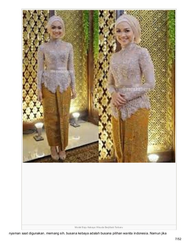 Modelkebayamodernterbaru Blogspot Com 75 Model Kebaya Wisuda Mahasisw