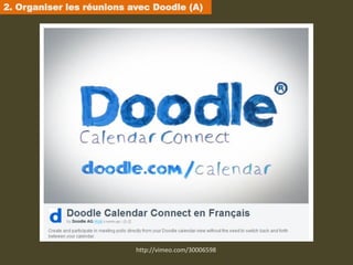 2. Organiser les réunions avec Doodle (A)




                           http://vimeo.com/30006598
 