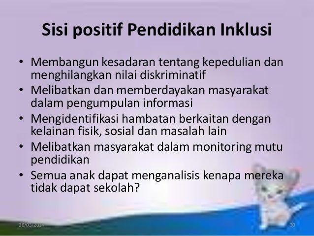 Model layanan abk dan pendidikan inklusi