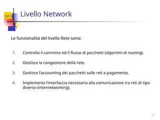 dispensa sui Modelli ISO-OSI e TCP-IP... | PPT