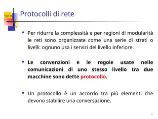 dispensa sui Modelli ISO-OSI e TCP-IP... | PPT