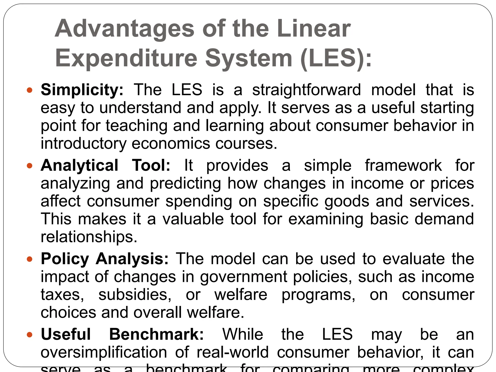 Model – Linear expenditure system.pptx