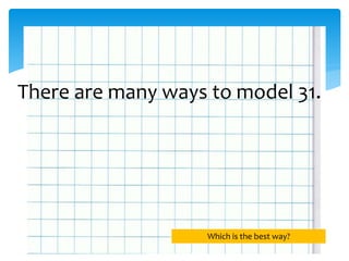 Modelling 2 digit numbers | PPTX