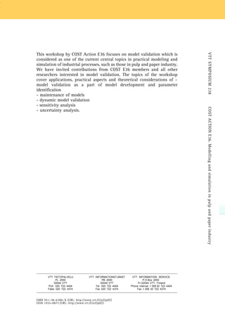 Modelling and simulation in pulp and paper industry | PDF