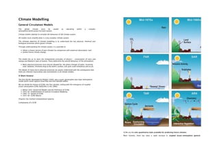 Climate Modelling | PDF