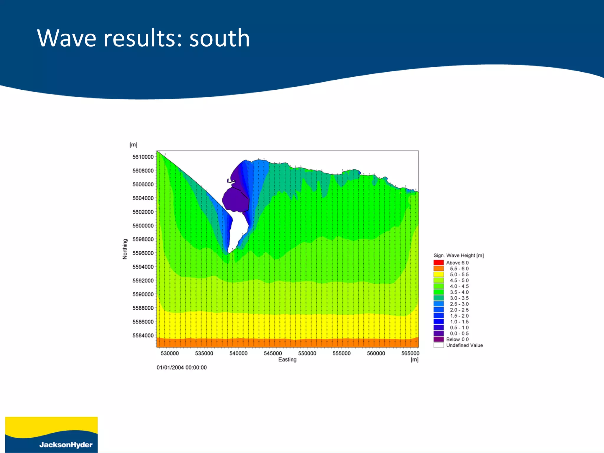 Wave results: south
 