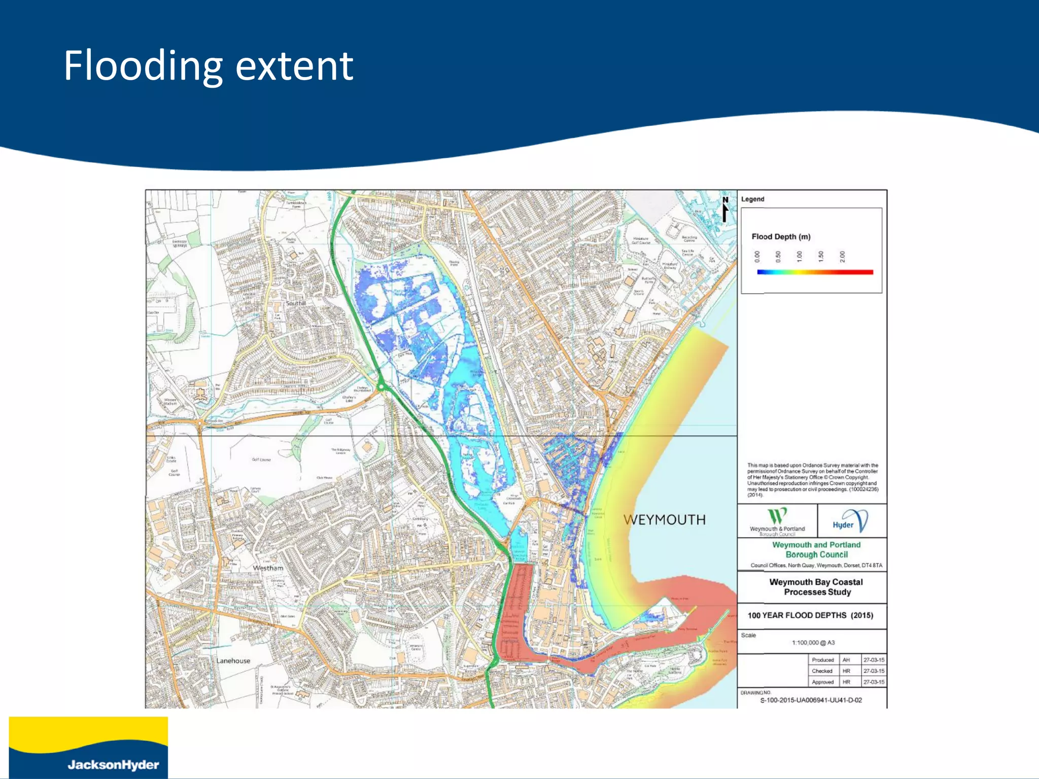 Flooding extent
 