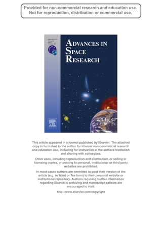 This article appeared in a journal published by Elsevier. The attached
copy is furnished to the author for internal non-commercial research
and education use, including for instruction at the authors institution
and sharing with colleagues.
Other uses, including reproduction and distribution, or selling or
licensing copies, or posting to personal, institutional or third party
websites are prohibited.
In most cases authors are permitted to post their version of the
article (e.g. in Word or Tex form) to their personal website or
institutional repository. Authors requiring further information
regarding Elsevier’s archiving and manuscript policies are
encouraged to visit:
http://www.elsevier.com/copyright
 