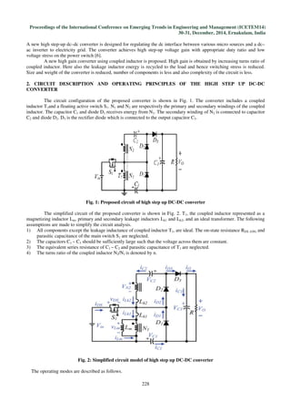 Modelling of high step up dc dc converter for photovoltaic modules | PDF