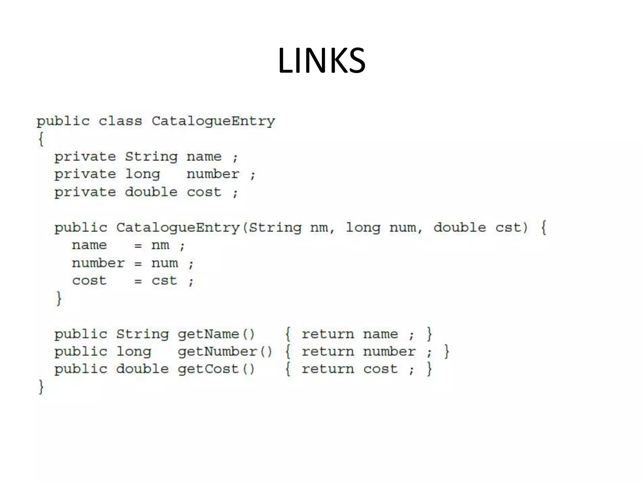 LINKS
 