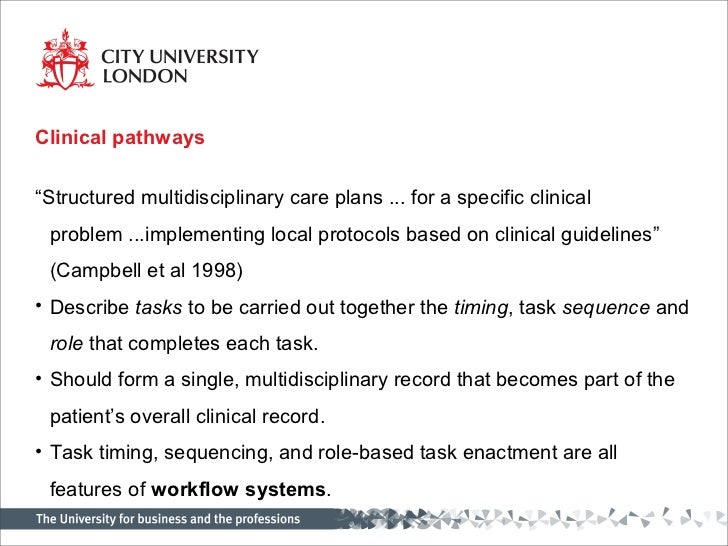 clinical pathway definition