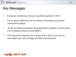 19
Improving Your Ads Campaign Performance
Types of Extensions
Offer Extensions (Beta)
 