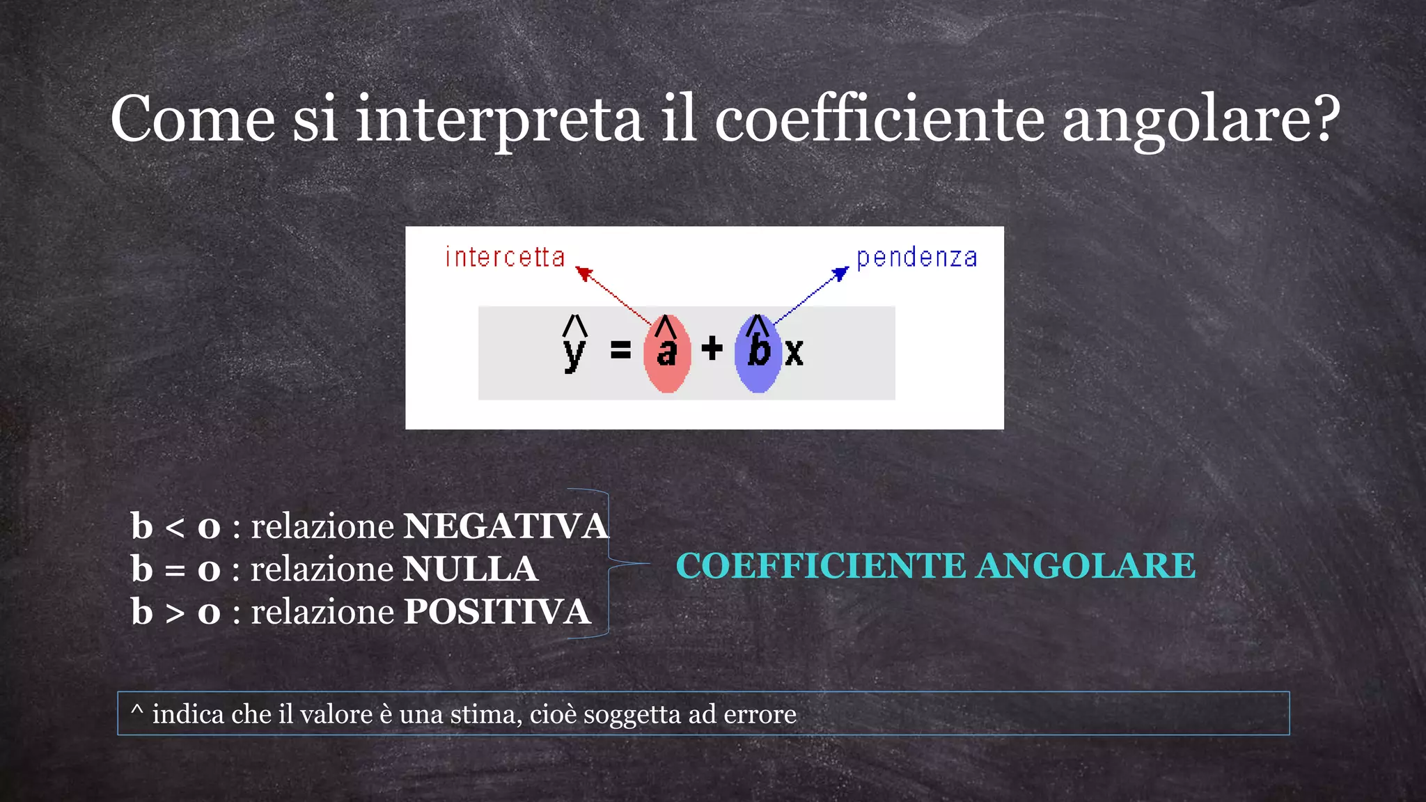 Modello di regressione lineare semplice - consigli utili | PPSX