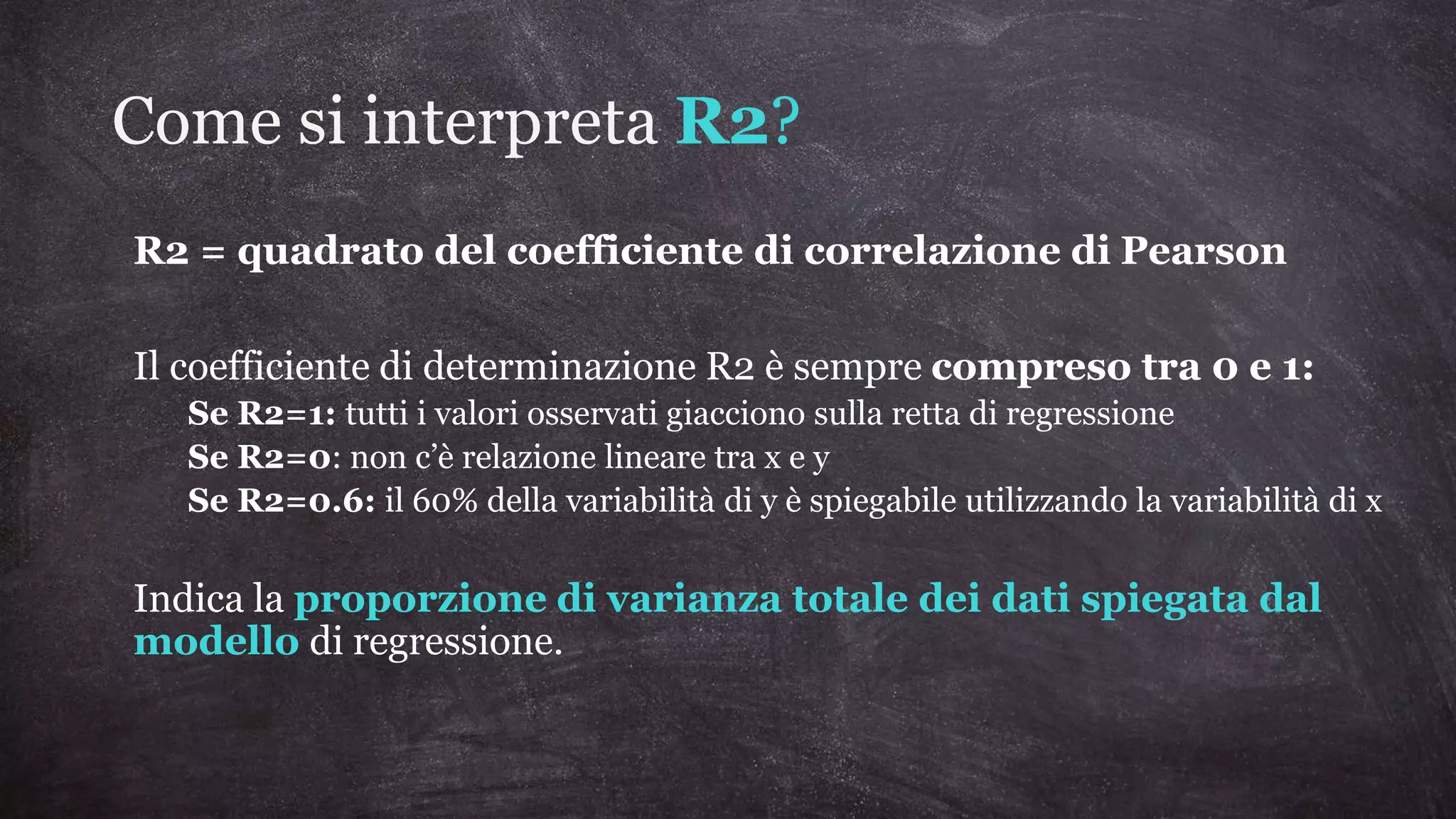 Modello di regressione lineare semplice - consigli utili | PPSX