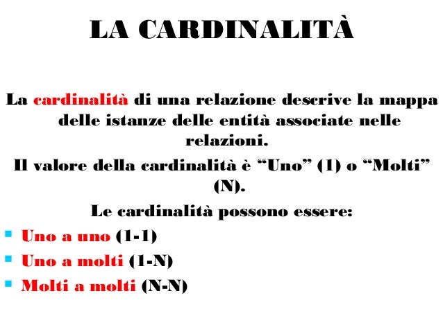 Cos E La Cardinalita Di Un Insieme