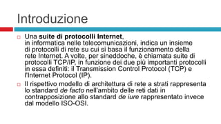 Confronto Modello ISO/OSI e Modello TCP/IP | PPTX