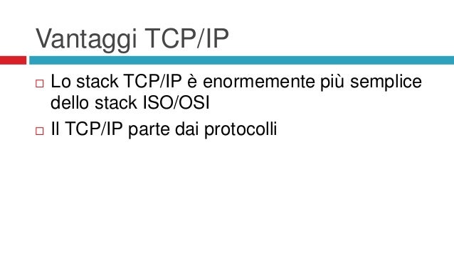 Confronto Modello ISO/OSI e Modello TCP/IP