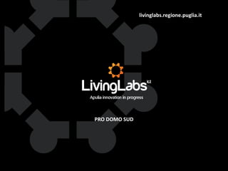 livinglabs.regione.puglia.it

PRO DOMO SUD

 