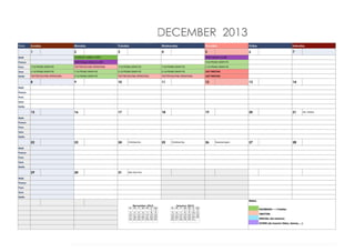 Modello piano editoriale trimestrale