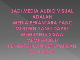 Model media audio visual | PPTX