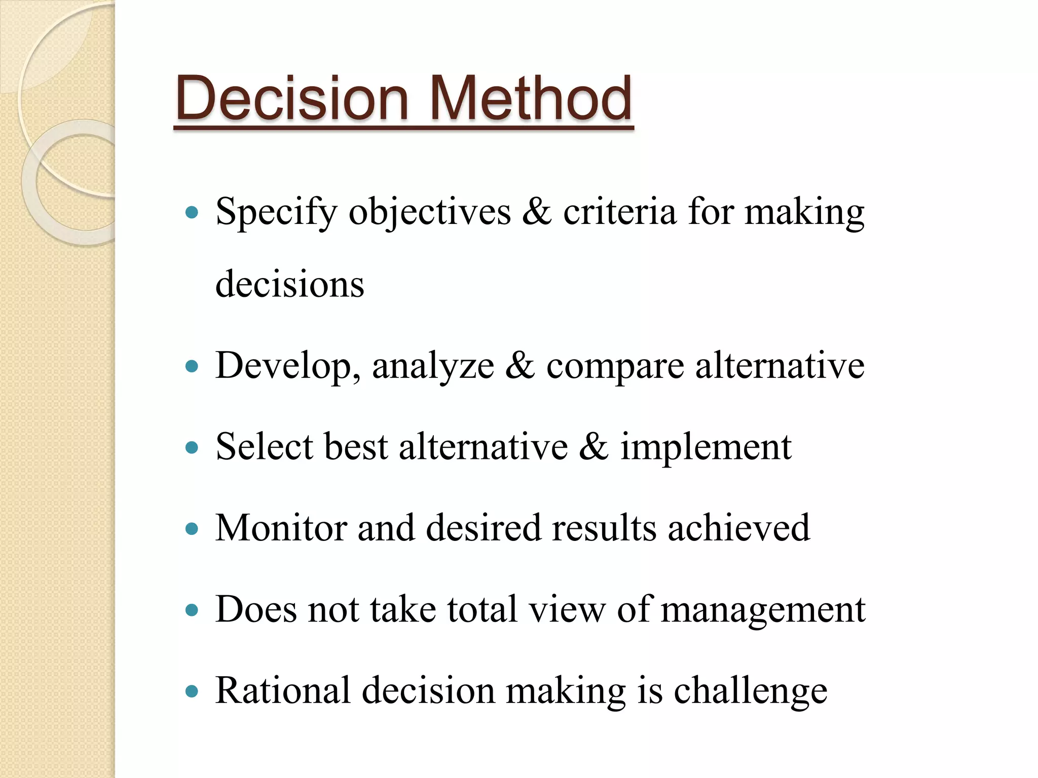 Model & method of managerial job | PPTX