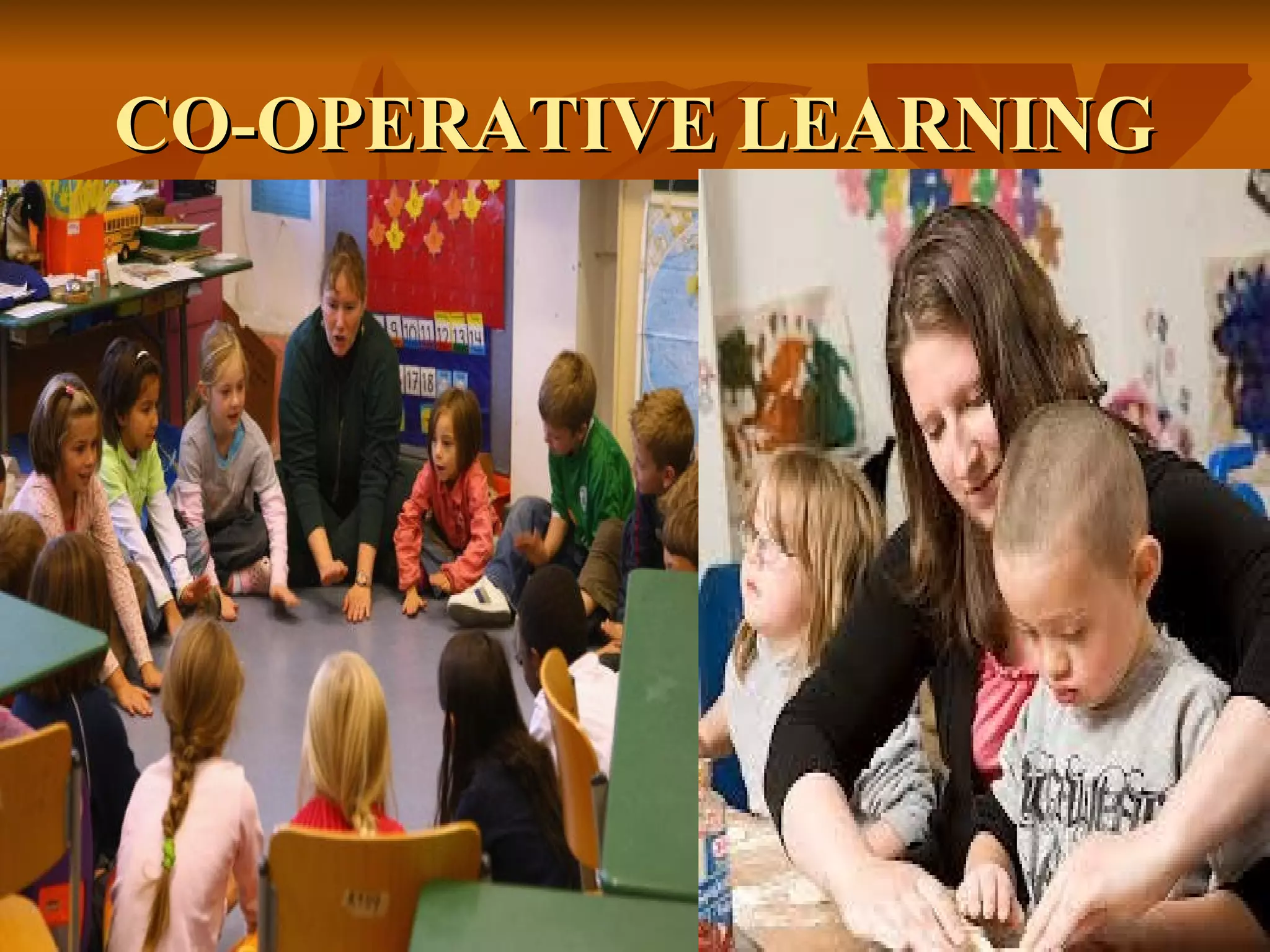 CO-OPERATIVE LEARNINGCO-OPERATIVE LEARNING