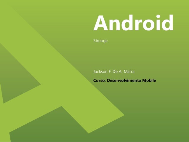 Curso desenvolvimento android