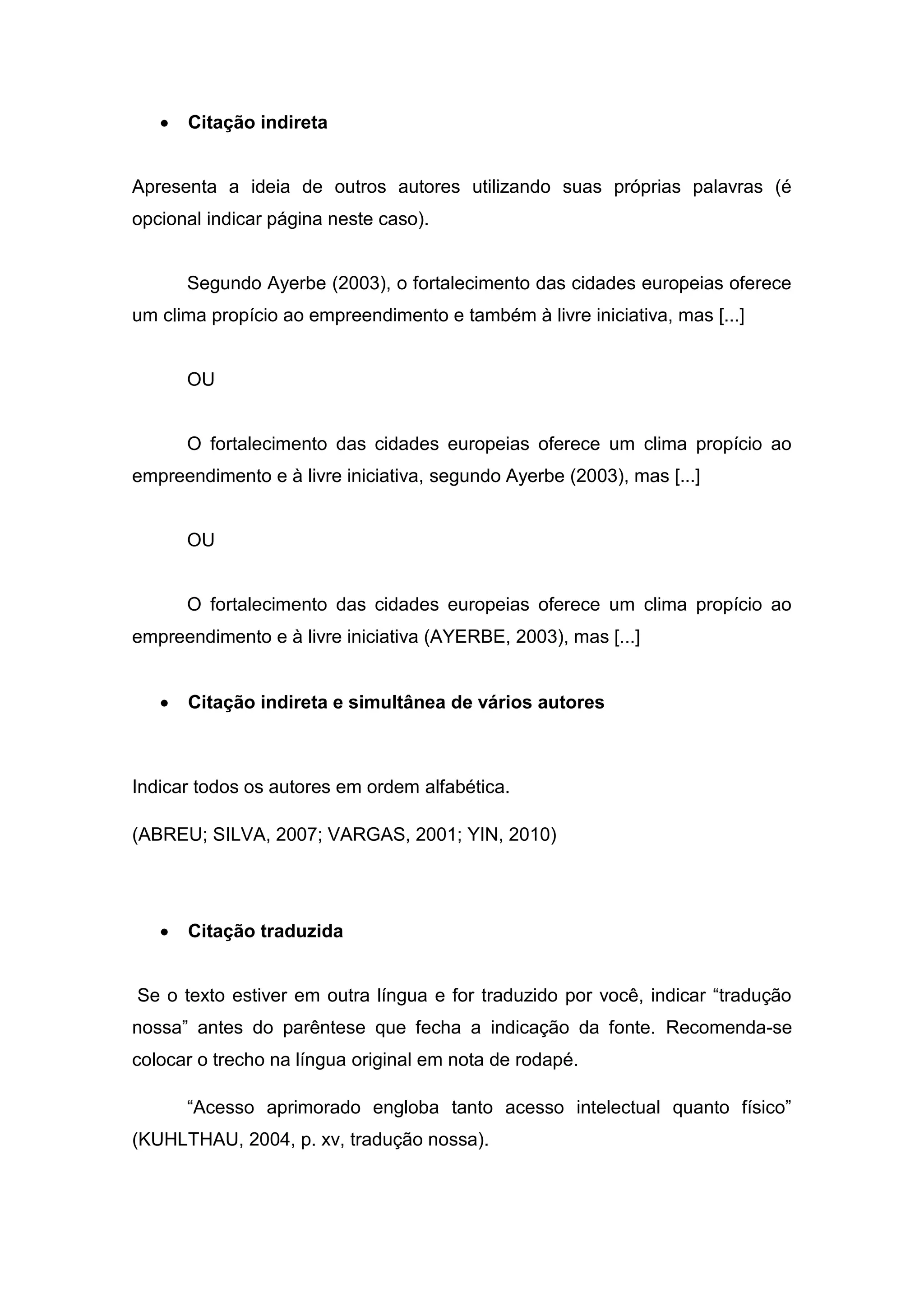 modelo-de-citações com base nas normas abnt | PDF