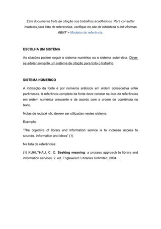 modelo-de-citações com base nas normas abnt | PDF