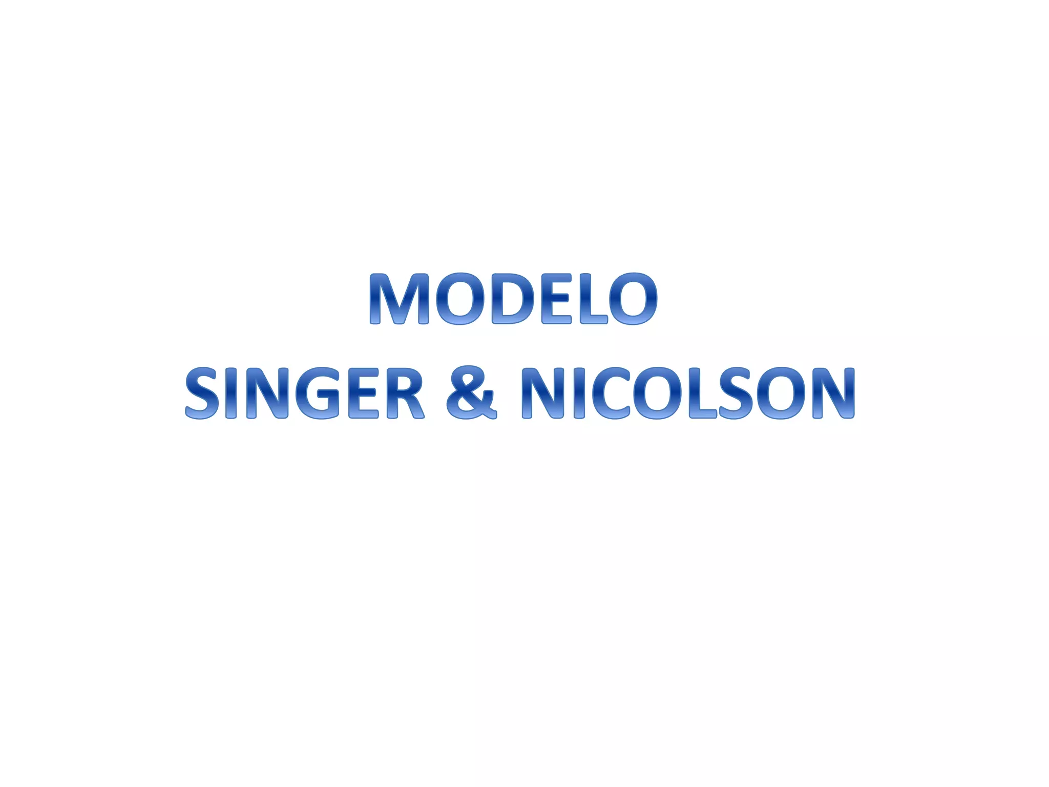 Modelo singer-y-nicolson