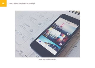 Como começar um projeto de UI DesignUI
Fonte: https://dribbble.com/Deiv
 