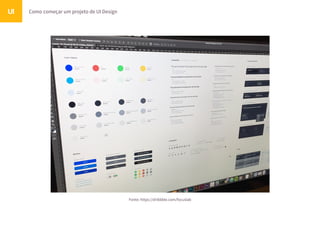 Como começar um projeto de UI DesignUI
Fonte: https://dribbble.com/focuslab
 