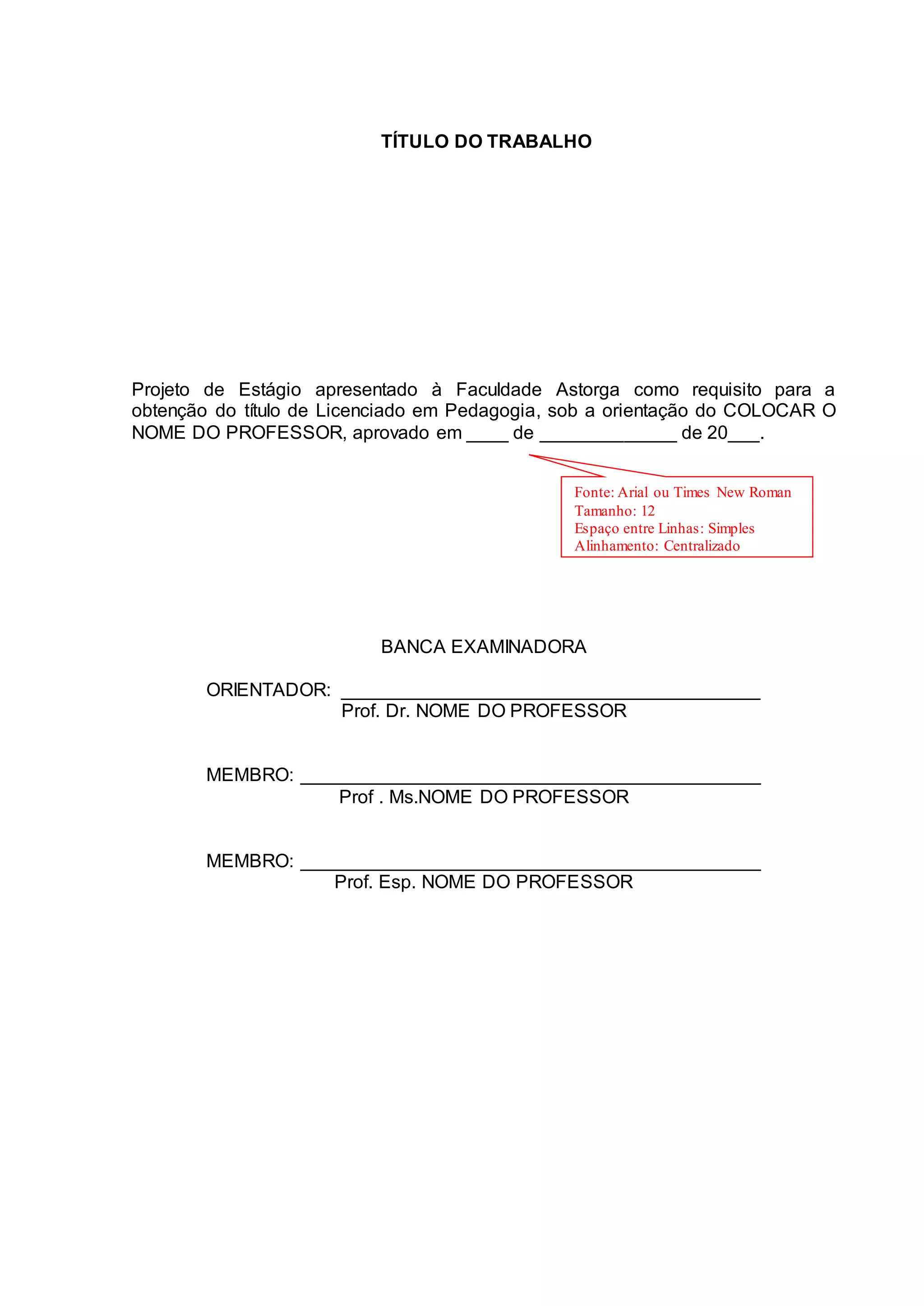 Modelo de TCC nas normas da ABNT | DOC