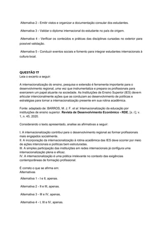 UNICESUMAR ATIVIDADE DE ESTUDO - SEMANA DE CONHECIMENTOS GERAIS - 52 ...