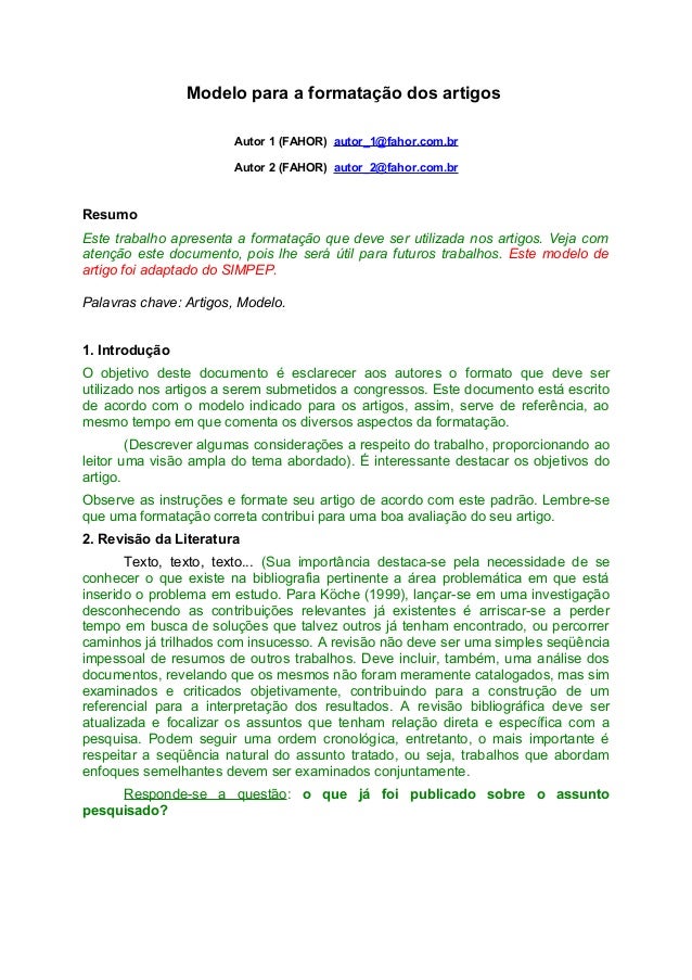 Enviar artigo