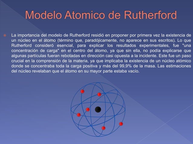 Model Atómicos Rutherford Modelo Atomico de Rutherford | PPT