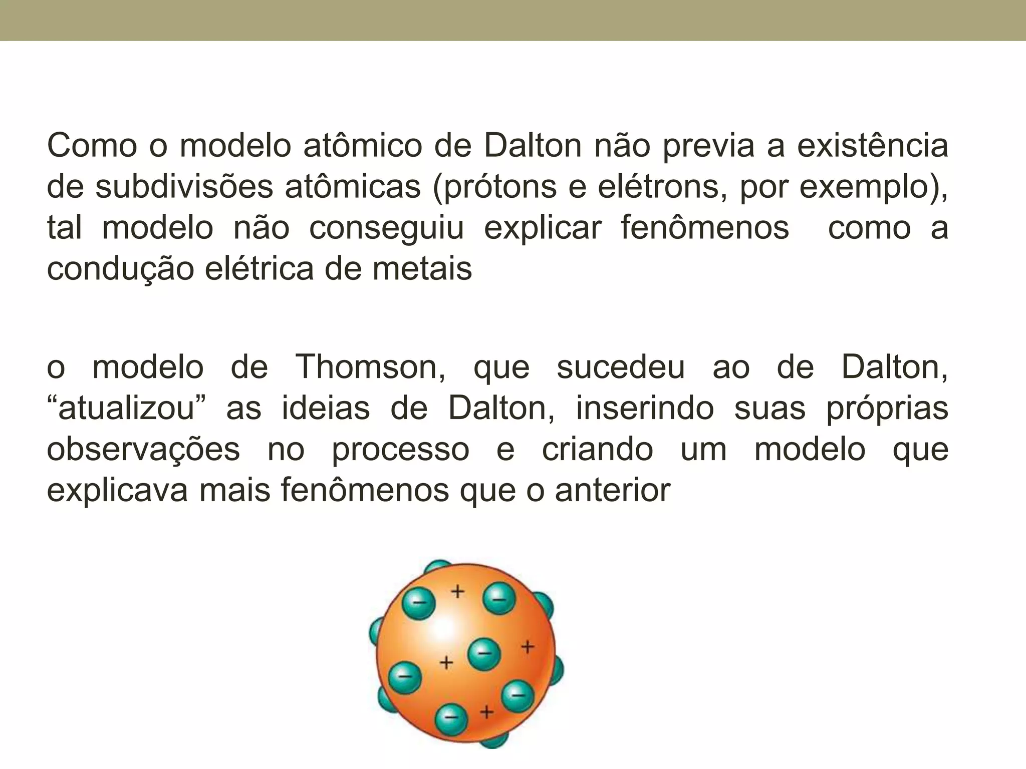 Modelo atômico de dalton | PPTX | Chemistry | Science