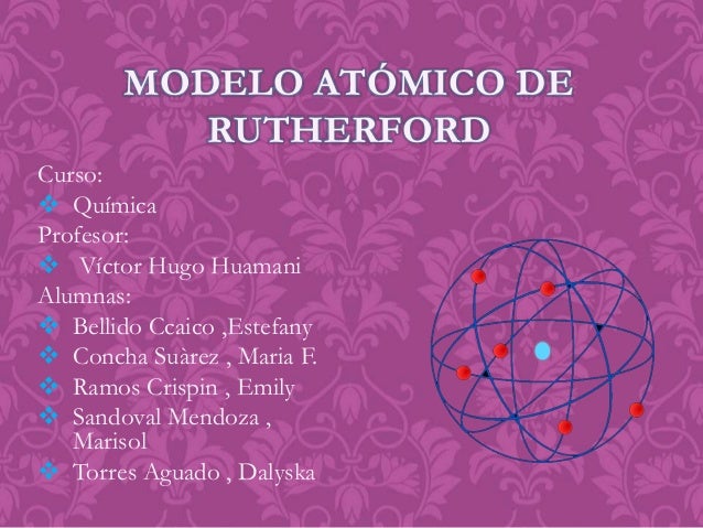 Modelo Atómico De Rutherford