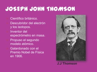 Modelo atómico de Thomson