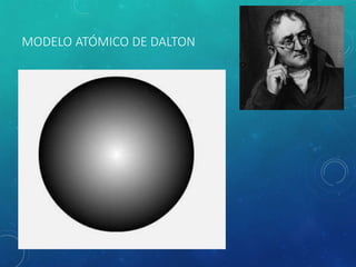 MODELO ATÓMICO DE DALTON
 