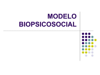 Modelo biopsicosocial. pac síntesis