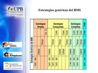 Estrategias genéricas del BMS   