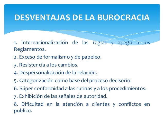 Modelo burocratico