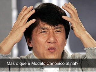 Mas o que é Modelo Canônico afinal?
 