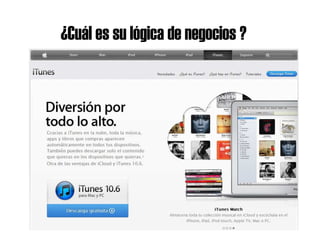 ¿Cuál es su lógica de negocios ?
aramis.rodriguez@iesa.edu.ve
 